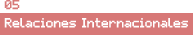Relaciones Internacionales