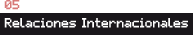Relaciones Internacionales